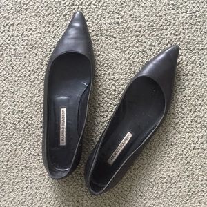 Manolo Blahnik Leather Flats