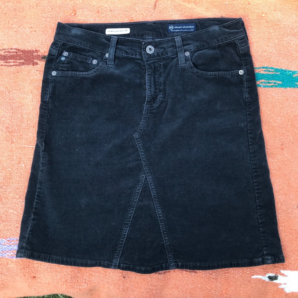 Adriano Goldschmied charcoal gray skirt size 29