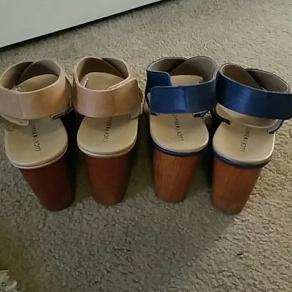 Lucky Brand Wedges 2 pair size 8 - Picture 6 of 8