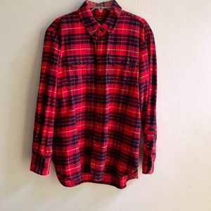 MADEWLL flannel plaid shirt XS