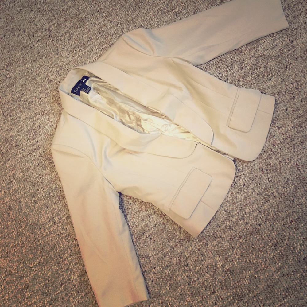 Forever 21 Cream Blazer