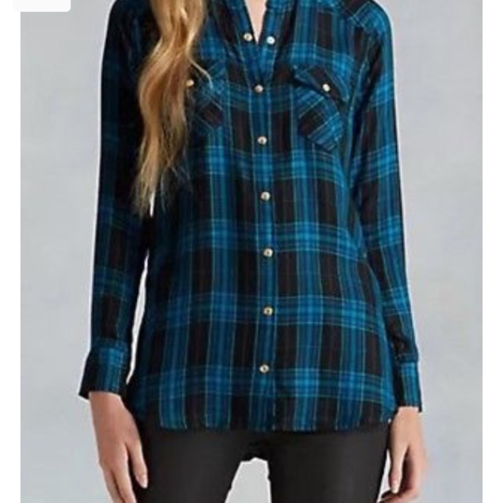 BNWT True Religion Plaid Zip Georgia Tunic XS