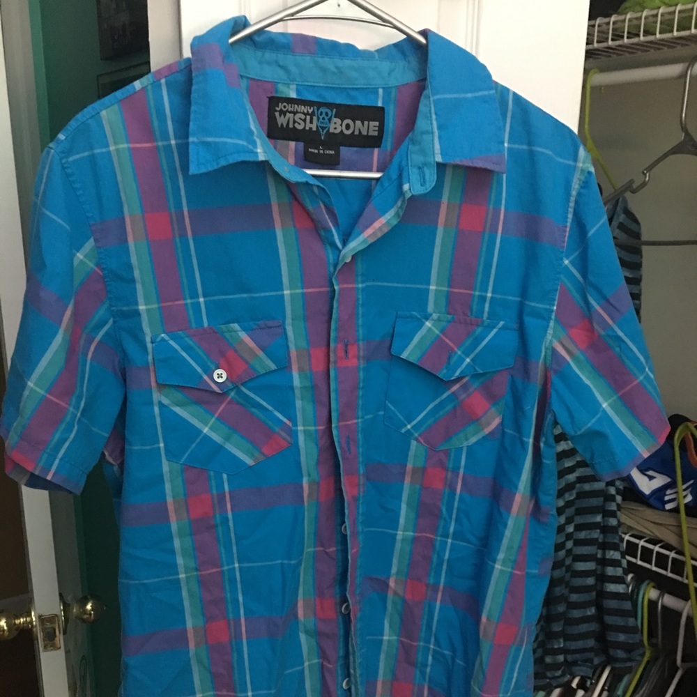 Johnny wish bone tee size large