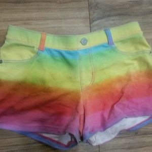 Girls rainbow shorts