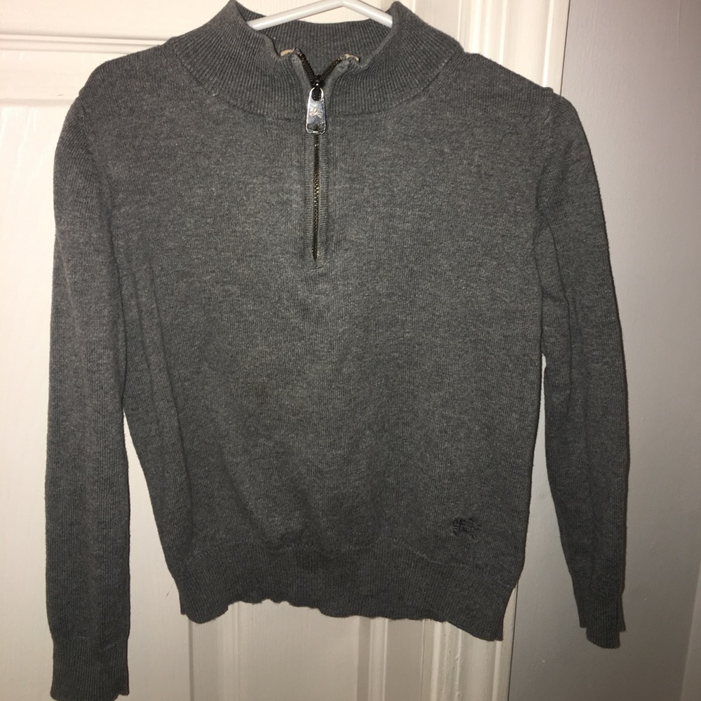 Burberry Boys Quarter Zip Sweater