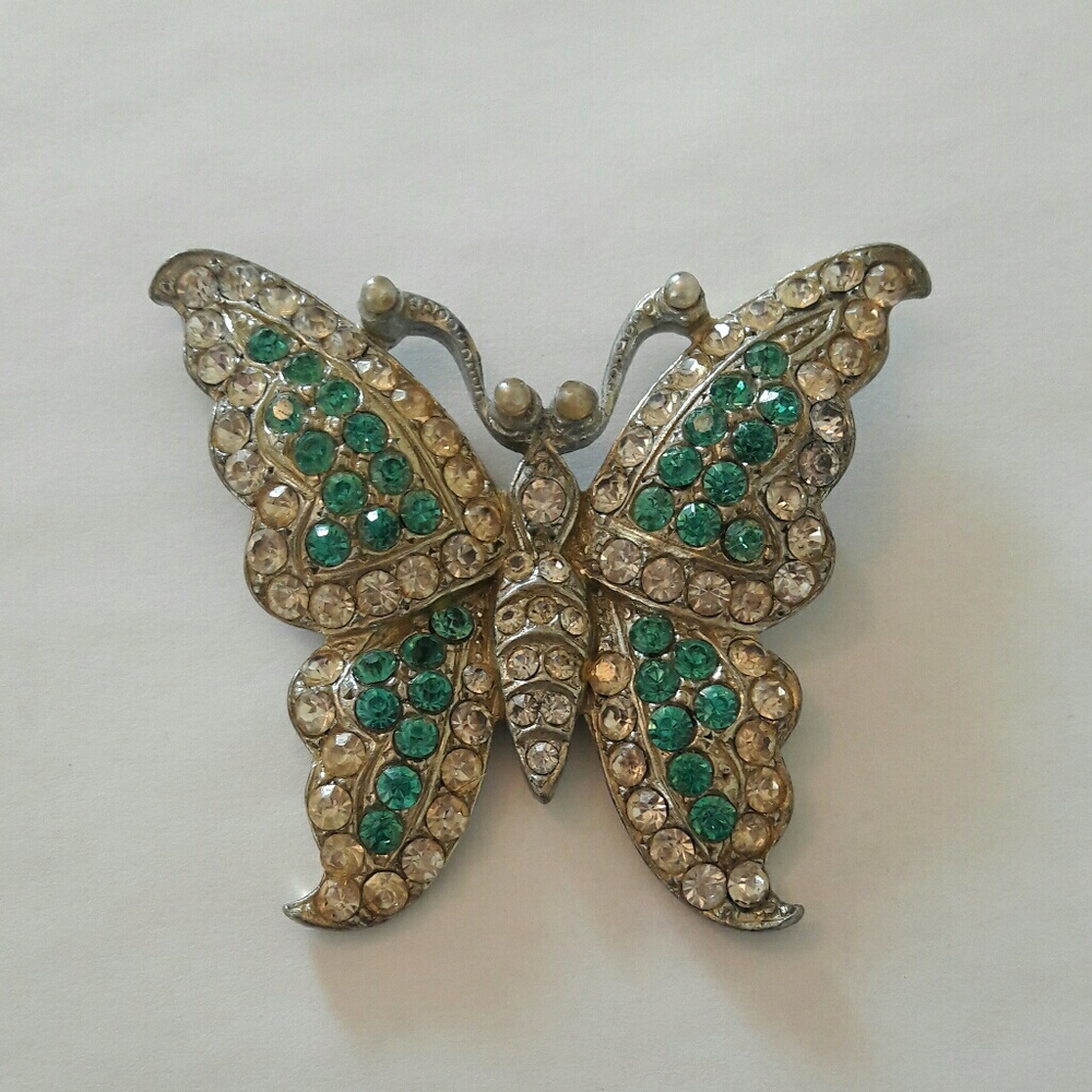 Large butterfly brooch