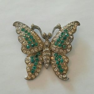 Large butterfly brooch