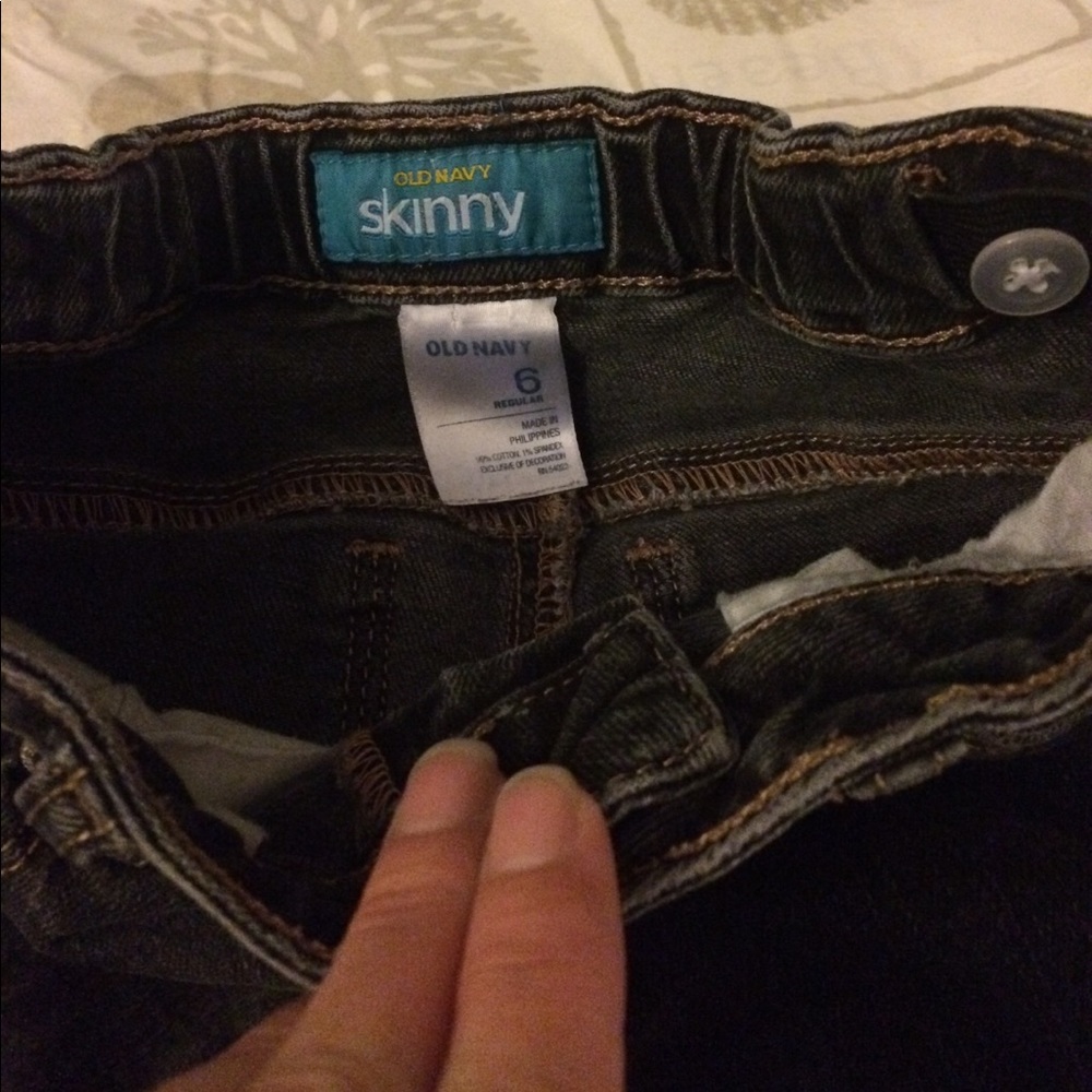 🎉 sale Old navy kids skinny jeans sz6 - Picture 3 of 5