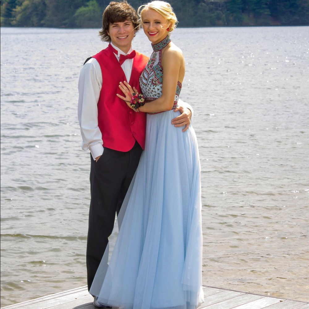 Two Piece Sherri Hill Prom Dress