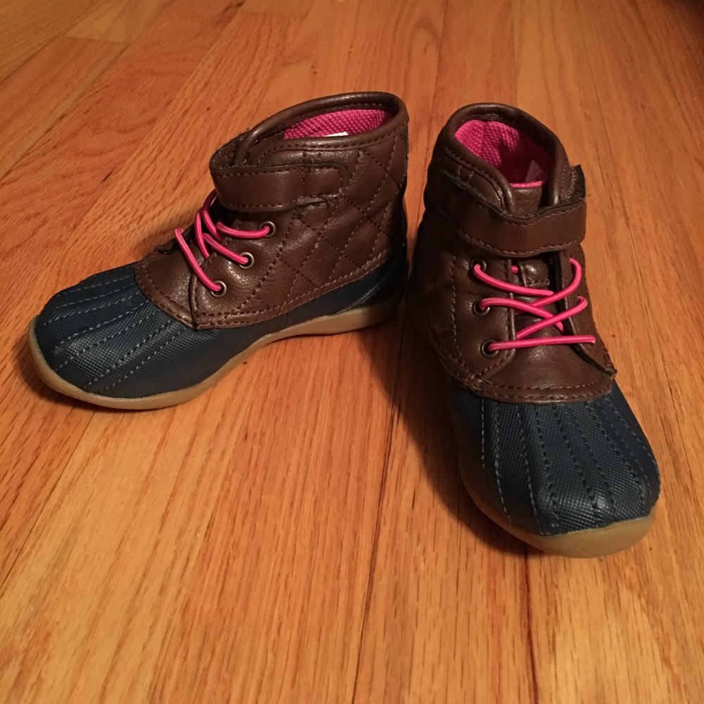 Little girls duck boots