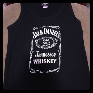 Women's small black Jack Daniel's tank top