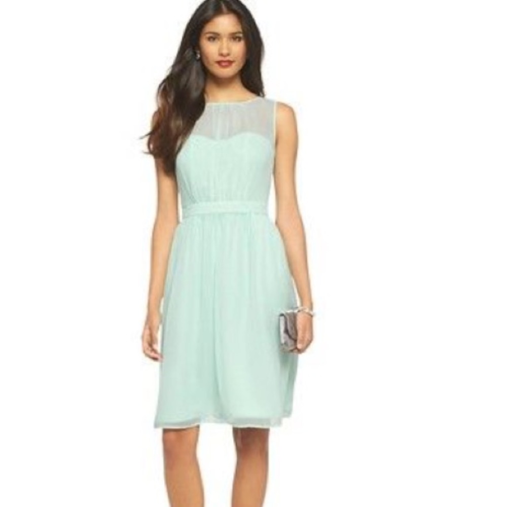 Mint green dress
