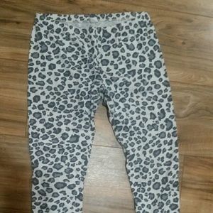 Animal print jeggings