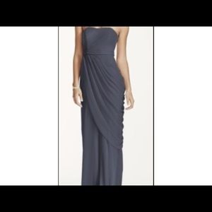 David’s Bridal Color:Pewter dress