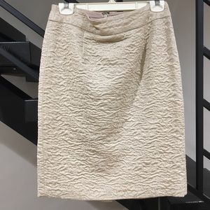 Gold pencil skirt banana republic