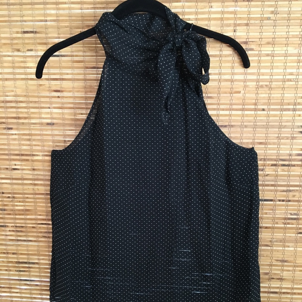 Joie sleeveless blouse with bow detail at neck