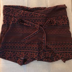 Aztec print shorts