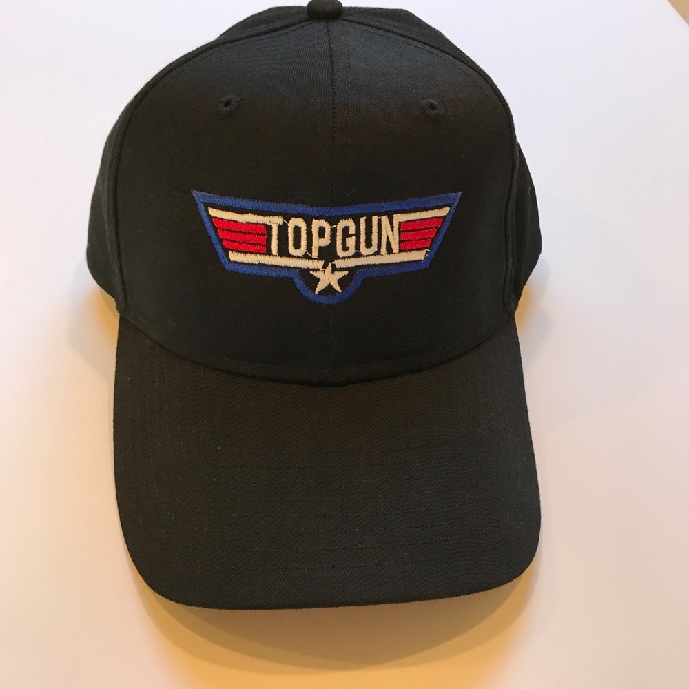 Black Top Gun hat. Work once, One size fits most.