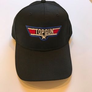 Black Top Gun hat. Work once, One size fits most.