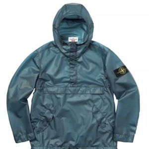 Supreme x Stone Island Anorak - Medium - Teal