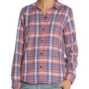 Current Elliott Slim Boy Flannel Shirt