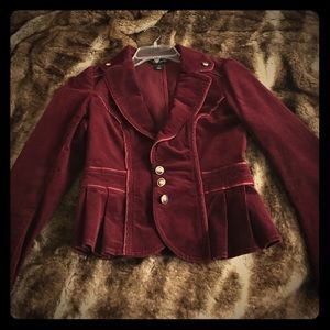 Burgundy Corduroy Jacket