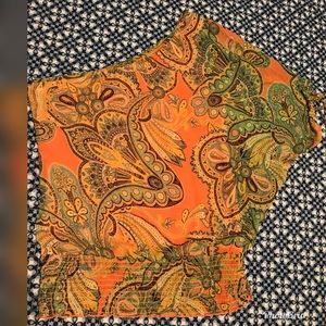 Studio Y Paisley One Shoulder Top