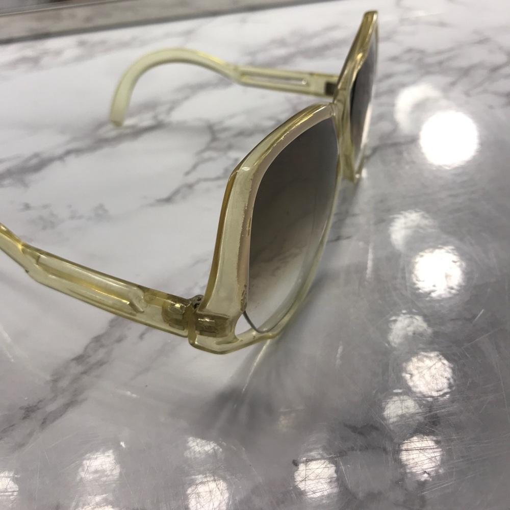 Rare Vintage DISCO 70’s clear square glasses - Picture 8 of 8