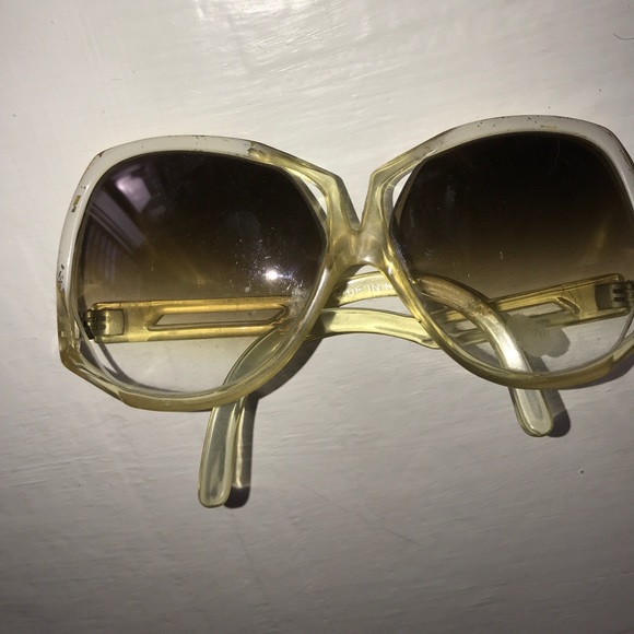 Rare Vintage DISCO 70’s clear square glasses - Picture 4 of 8