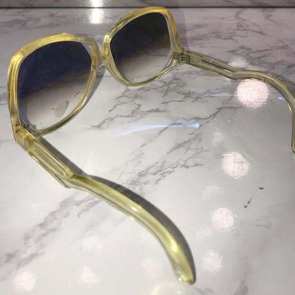 Rare Vintage DISCO 70’s clear square glasses - Picture 5 of 8