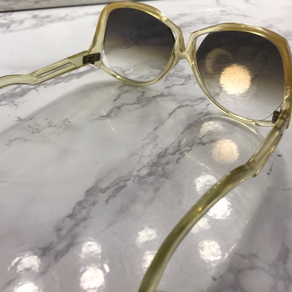 Rare Vintage DISCO 70’s clear square glasses - Picture 7 of 8