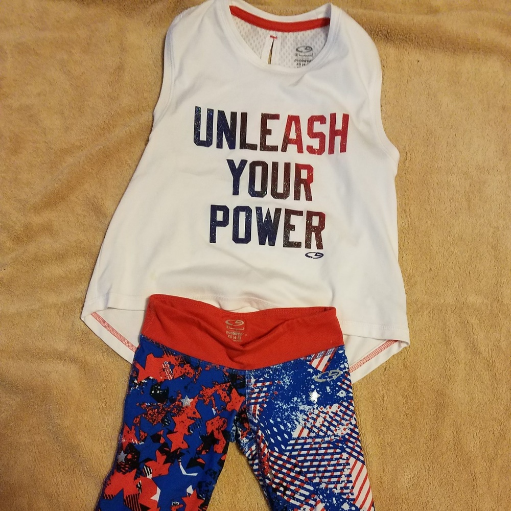 4th of July capris and tank