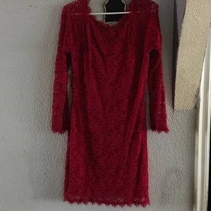 Red Lace dress