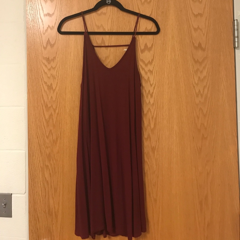 Wet seal dark red dress
