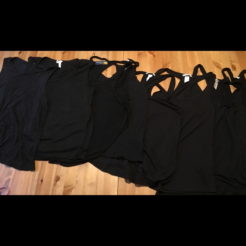 Rag & bone + 7 More Black Tank Tops / Xs- M