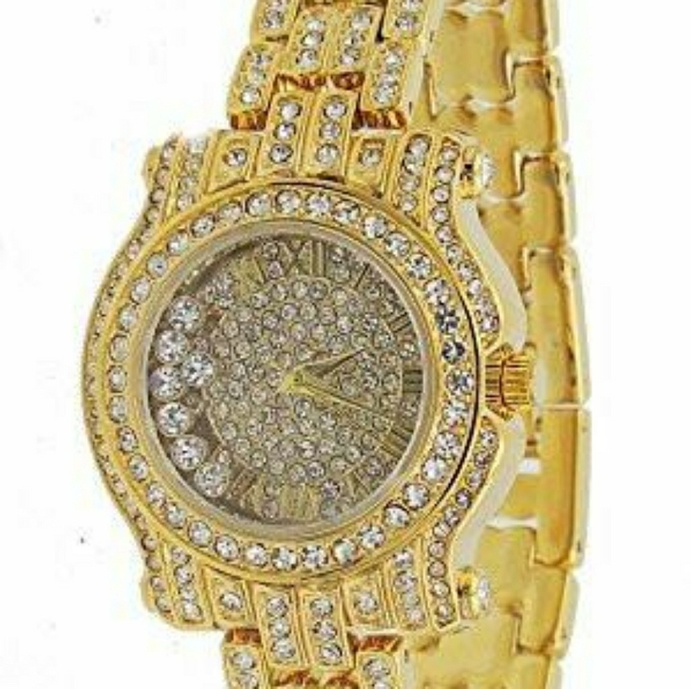 Xanadu Ladies Gold Plated Crystal Bridal Watch