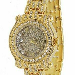 Xanadu Ladies Gold Plated Crystal Bridal Watch