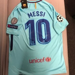 NWT 2017/2018 FC Barcelona Messi #10 Jersey