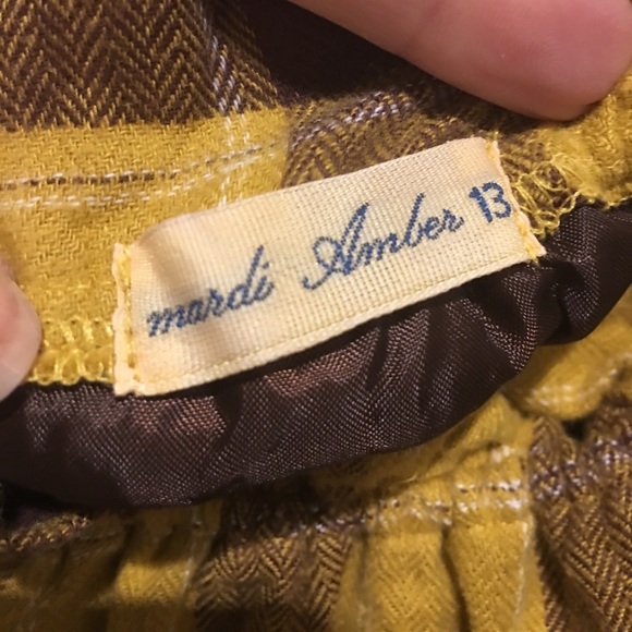 Girls designer Boho Chic plaid flannel - Picture 5 of 8