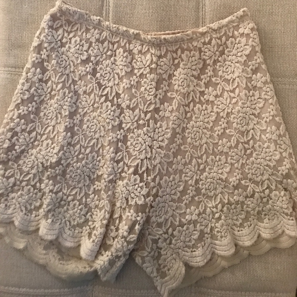 Floral Lace Shorts