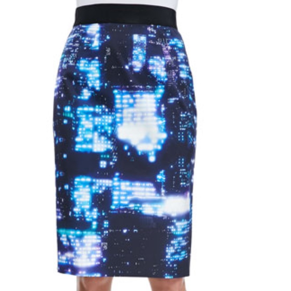 Milly cityscape pencil skirt