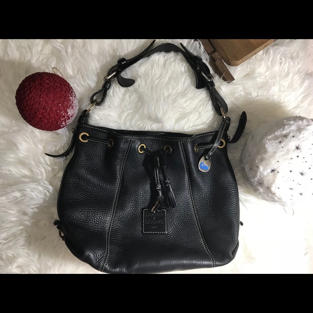 Dooney & Bourke Black Leather bucket bag