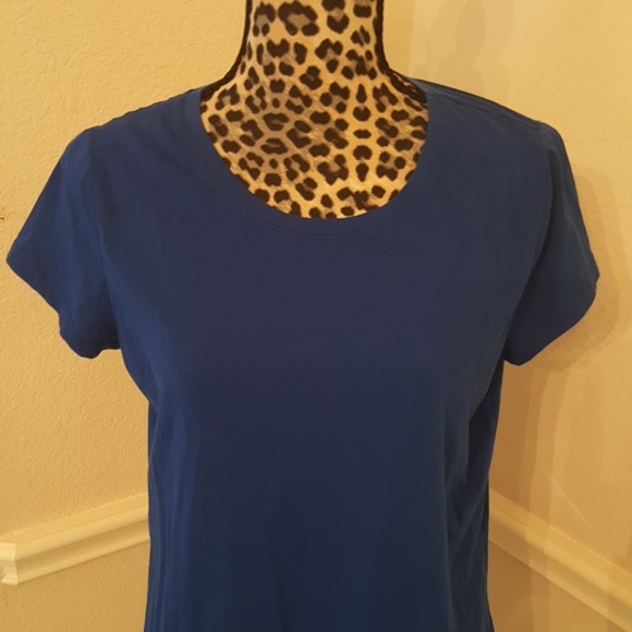 Cobalt Blue short sleeve tee ladies L - Picture 1 of 4