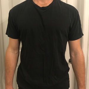 Black polo t shirt. Size L.