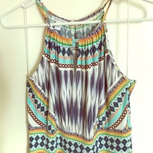 Bright Aztec Printed Maxi Dress