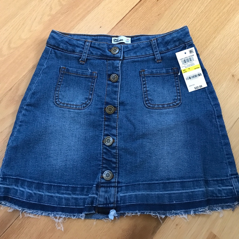 Girls Epic Threads Denim Skirt