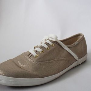 Gold keds sneakers