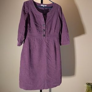 Corduroy mauve colored dress