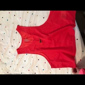 Nike mesh crop top