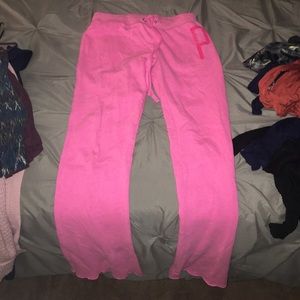 Pink sweats